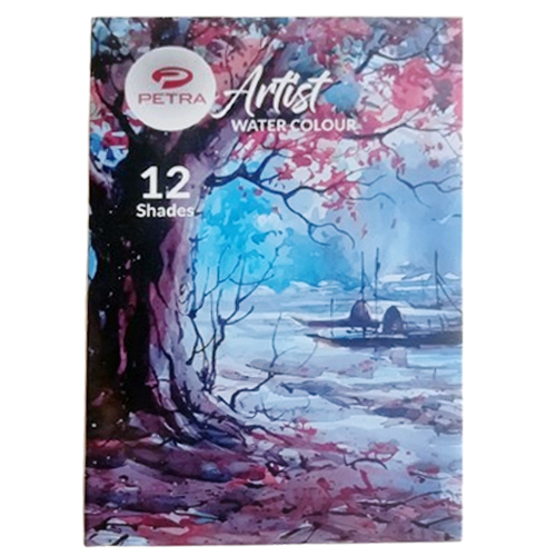 PETRA Artist Water Colour 12 Shades – High Quality Watercolor Set