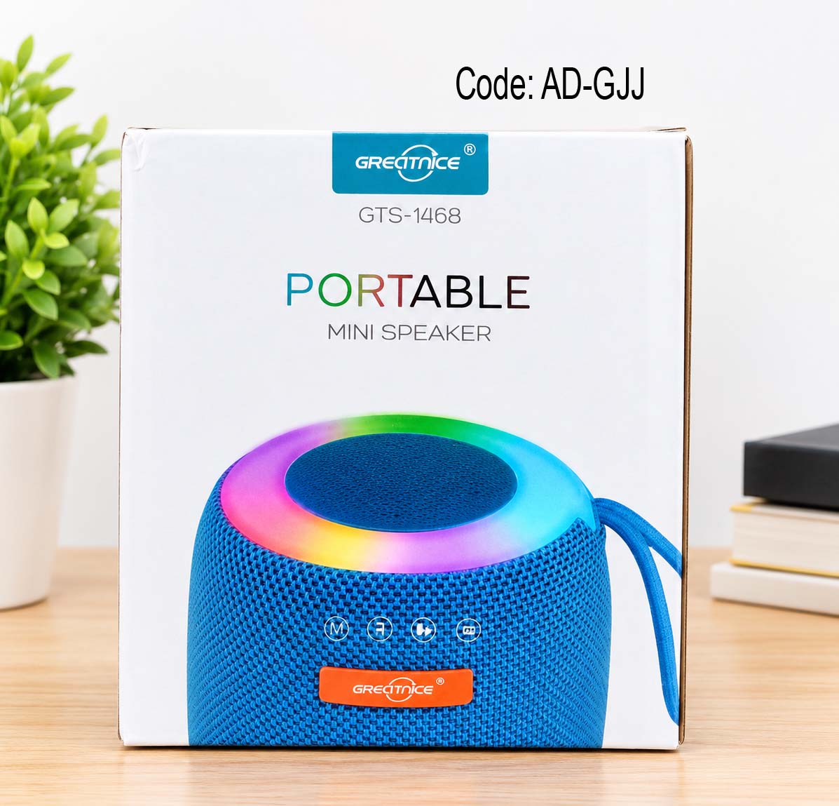 GTS 1468 Portable Mini Bluetooth Speaker – Wireless Speaker for Music & Travel