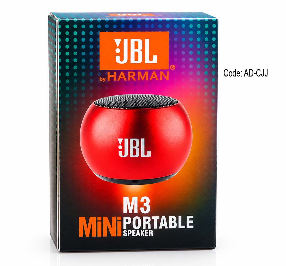 JBL M3 Portable Mini Bluetooth Speaker – Wireless Bluetooth Speaker with Clear Sound