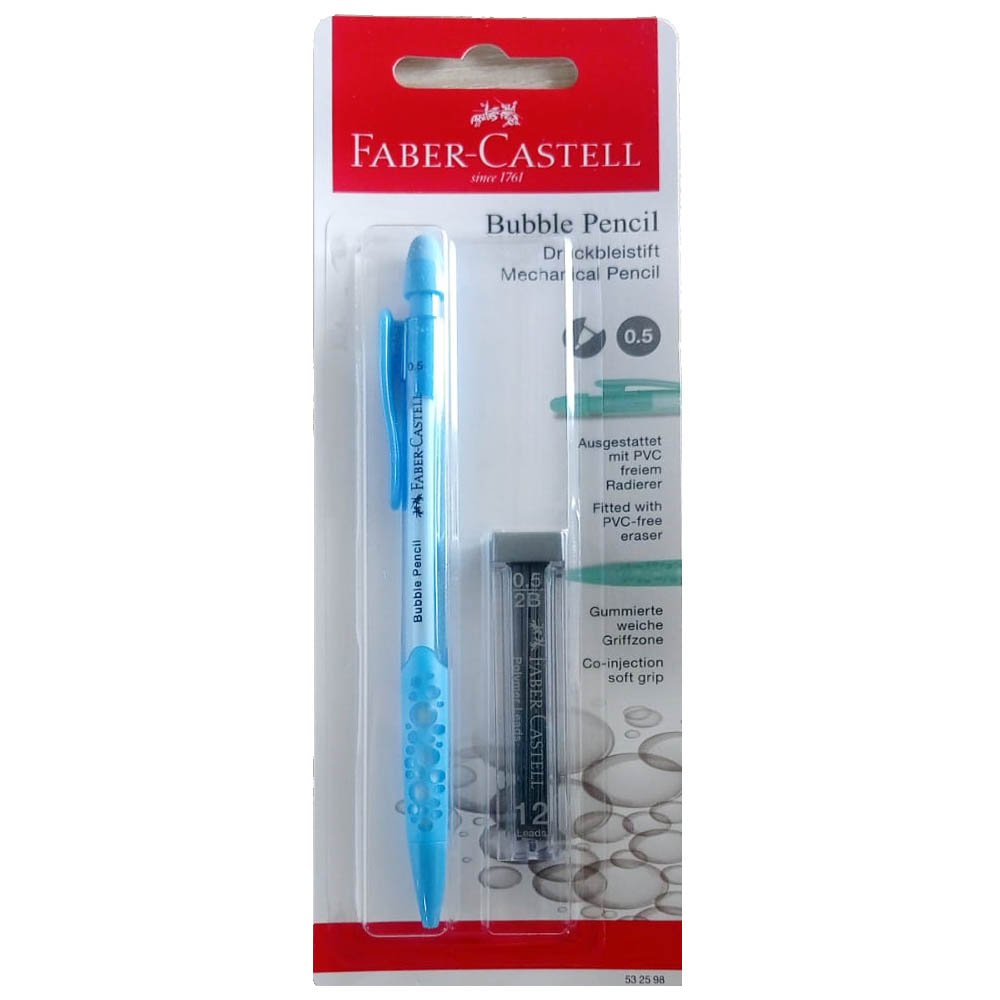 Faber-Castell Mechanical Pencil 0.5mm with 12 Leads | Precision Writing & Refillable Pencil