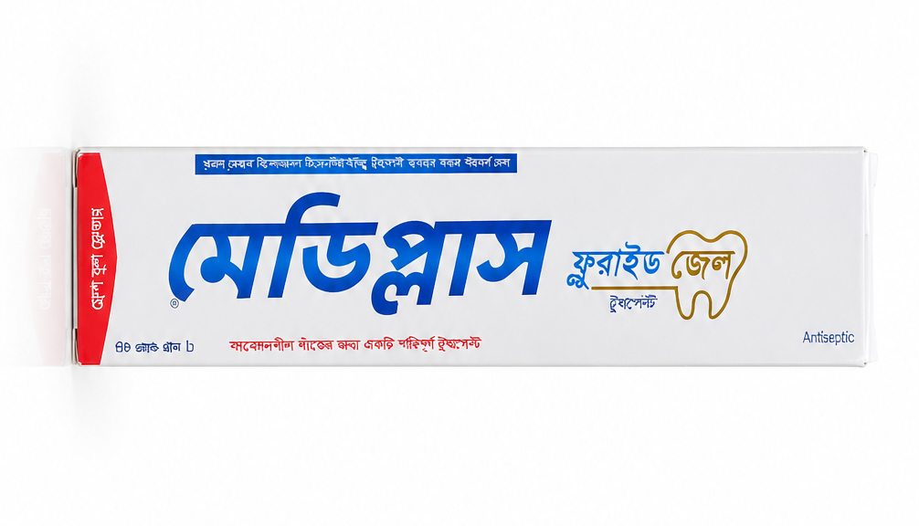 Mediplus Fluoride Gel Toothpaste 100g – Daily Oral Care & Cavity Protection