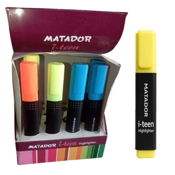 Matador i-Teen Highlighter Pen | Bright Color Marker