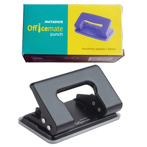 Matador Office-mate Punch – Metal Paper Punch for Office