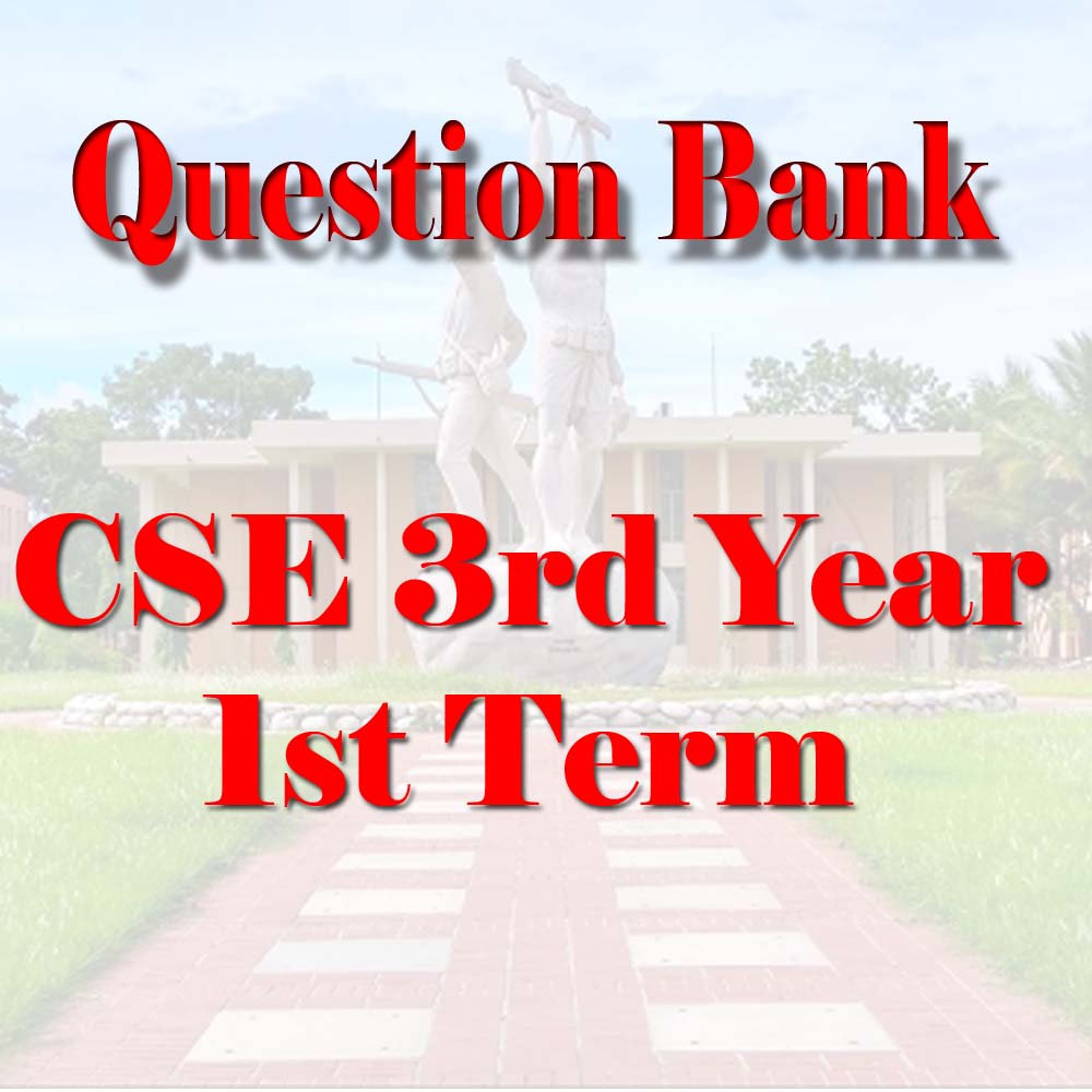 CSE 3rd Year 1st Term Question (2015–2022)