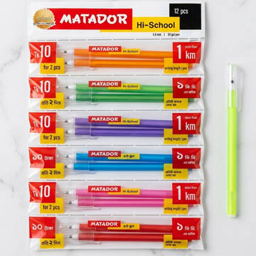 Matador High School Ballpen – Smooth Writing & Durable Pen