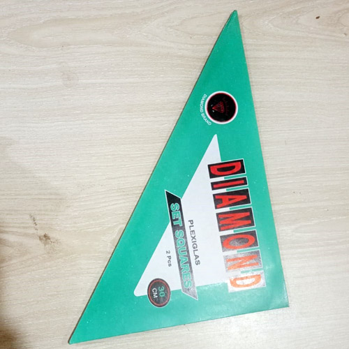 Diamond Set Squares – Geometry Triangle Scale Set