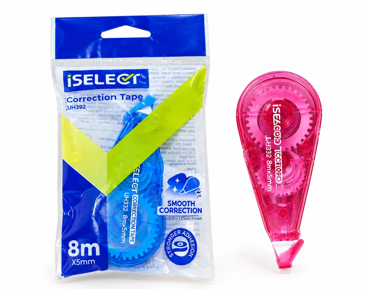 Deli iSelect Correction Tape – Smooth & Clean Correction Tape for School, Office & Study