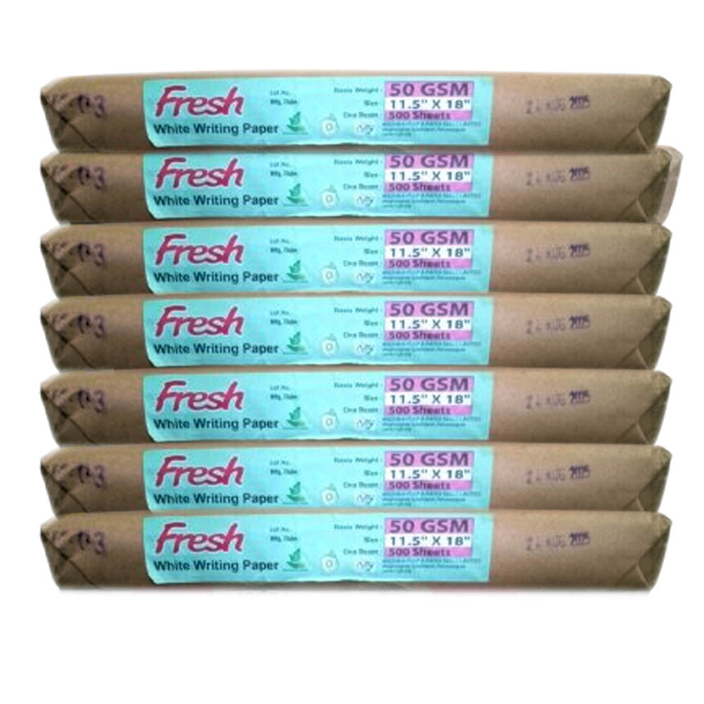 Fresh Dema / Dista Khata 50 GSM (11.5×18) – 1 Rim | Premium Writing Paper